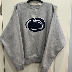 VINTAGE Penn State Lions Sweater Mens XXL Gray NCAA Crewneck Pullover